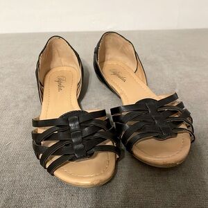 Black huaraches size 7